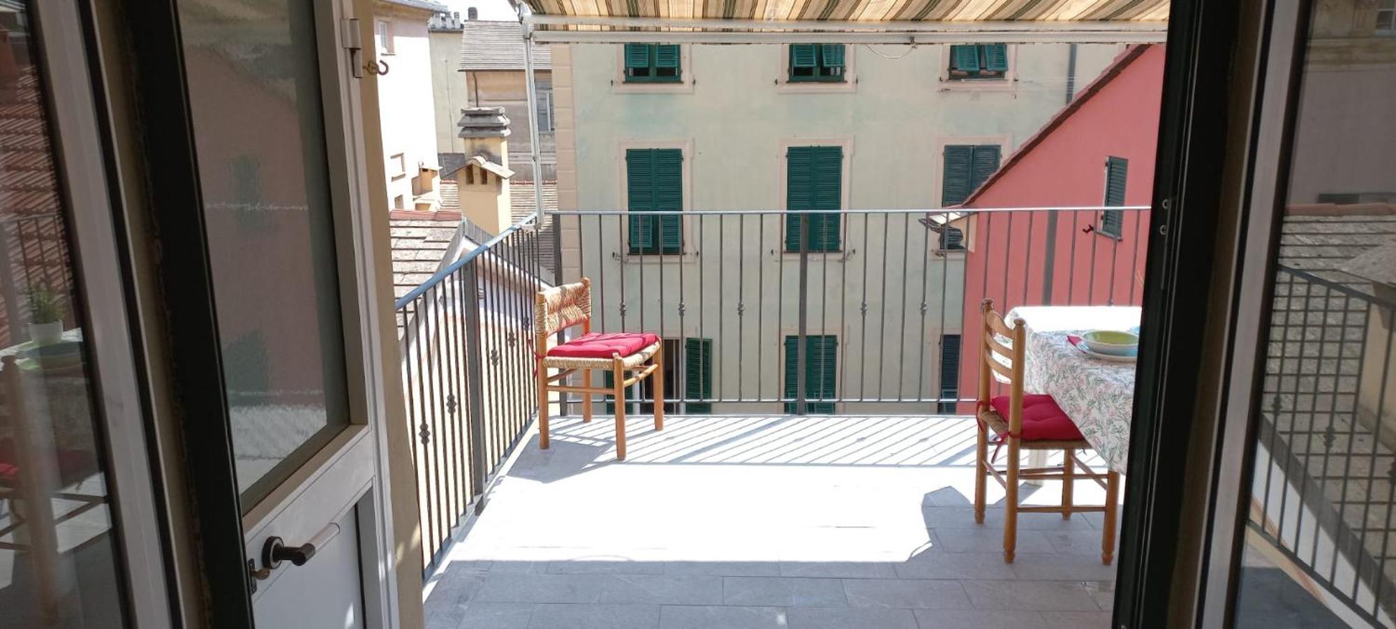 Апартаменты La Casa Sui Tetti Кьявари Экстерьер фото